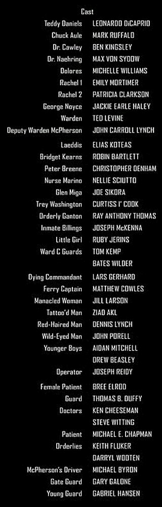 cast - closing credits